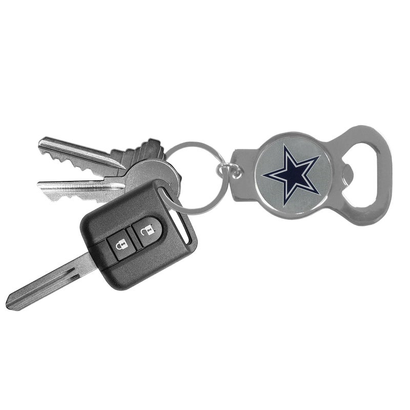 Siskiyou NFL Siskiyou Sports Fan Shop Dallas Cowboys Bottle Opener Key Chain One Size Team Color , Black - Image 4